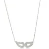 Carolina Gynning Jewelry - Classy Mini Wings Necklace Silver