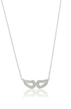 Carolina Gynning Jewelry - Classy Mini Wings Necklace Silver
