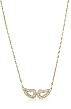 Carolina Gynning Jewelry - Classy Mini Wings Necklace Goldplated
