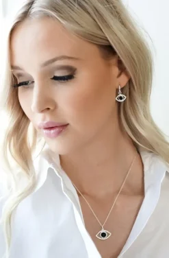 Carolina Gynning Jewelry - Devine Eye Necklace Silver