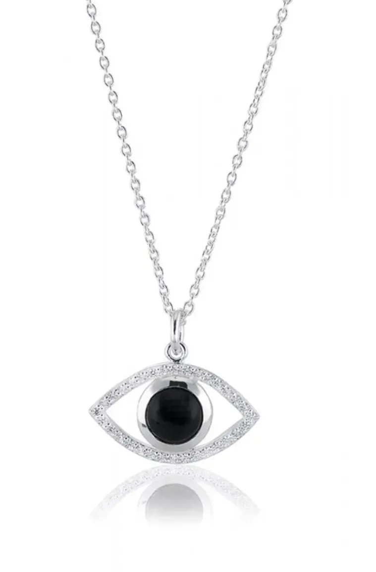 Carolina Gynning Jewelry - Devine Eye Necklace Silver