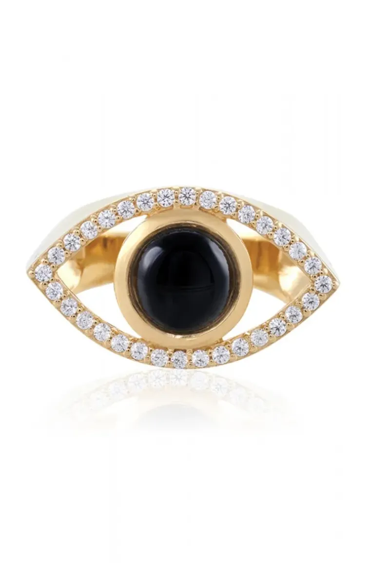 Carolina Gynning Jewelry - Devine Eye Ring Goldplated