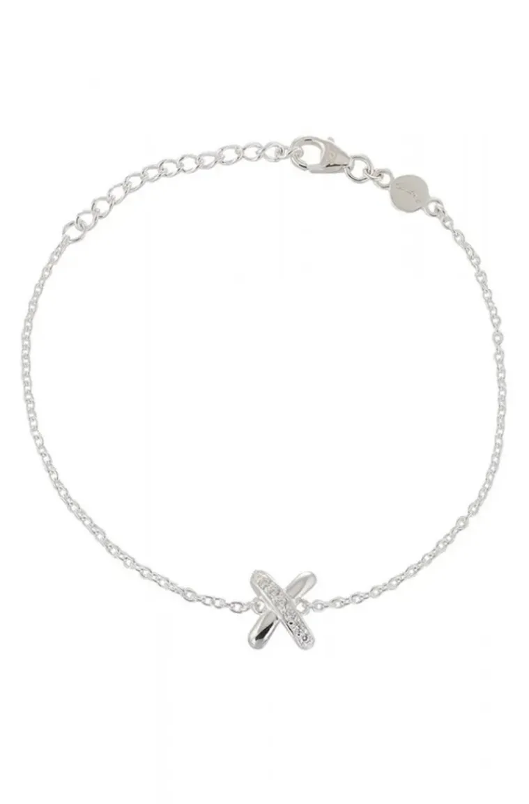 Carolina Gynning Jewelry - Cross My Heart Bracelet Silver