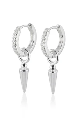 Carolina Gynning Jewelry - Spear of Life Creol Earrings Silver