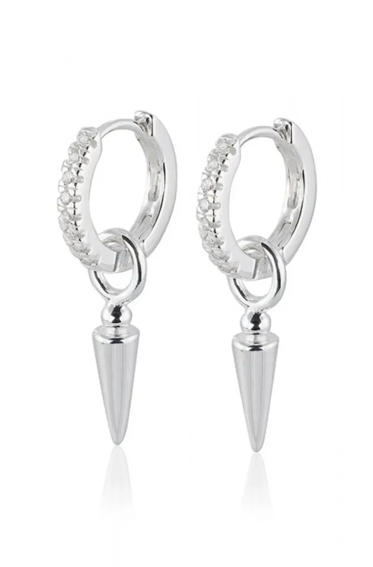 Carolina Gynning Jewelry - Spear of Life Creol Earrings Silver