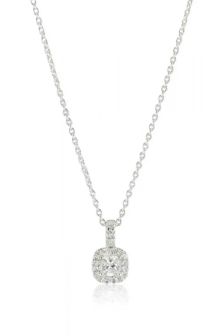 Carolina Gynning Jewelry - Glamorous Necklace Silver Clear