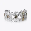 Caroline Svedbom - Aurelia Bracelet - Rhodium Greige Silk