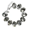 CAROLINE SVEDBOM - BIANCA BRACELET RHODIUM BLACK DIAMOND