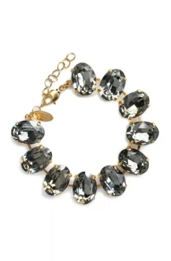 CAROLINE SVEDBOM - BIANCA BRACELET GOLD BLACK DIAMOND
