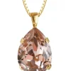 Caroline Svedbom - Classic Drop Necklace Gold Vintage Rose