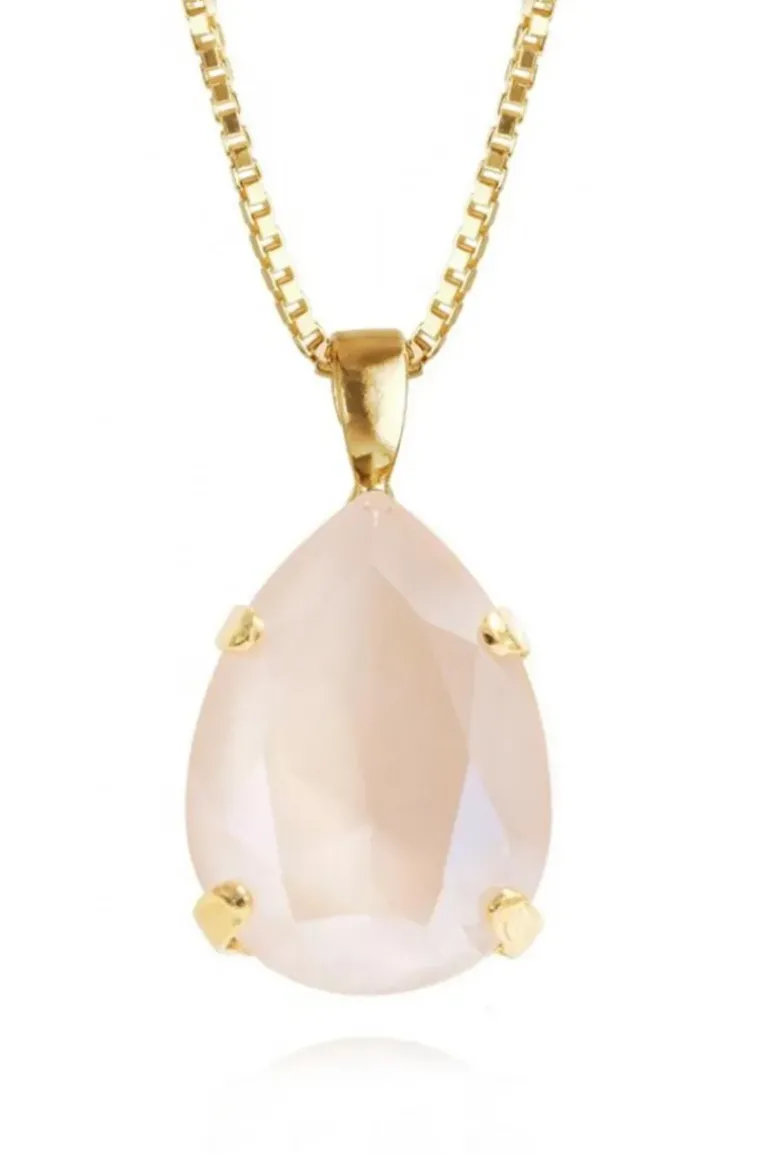 CAROLINE SVEDBOM - Classic Drop Necklace Gold/IvoryCream