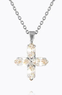 Caroline Svedbom - Crystal Star Necklace 50 - Rhodium Crystal