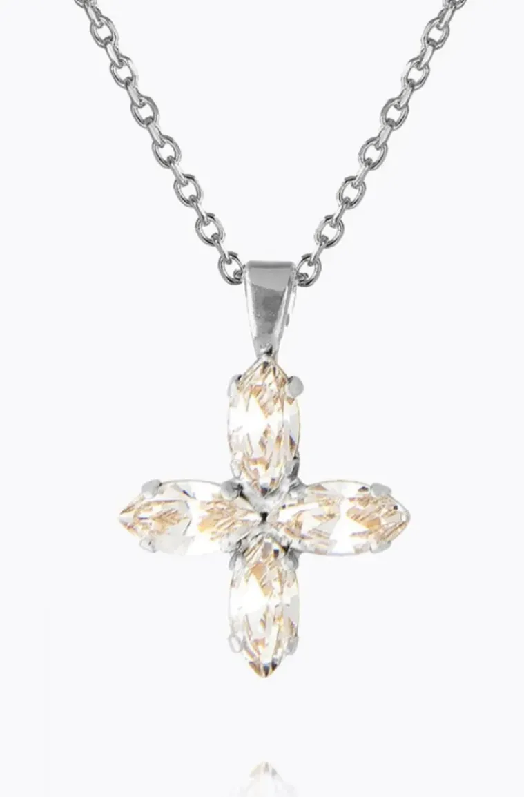 Caroline Svedbom - Crystal Star Necklace 50 - Rhodium Crystal