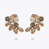 Caroline Svedbom - Elecra Earring - Rhodium Greige Silk