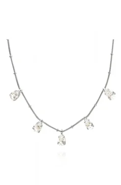 Caroline Svedbom - Estelle Necklace - Rhodium Crystal