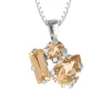 CAROLINE SVEDBOM - ISA NECKLACE RHODIUM LIGHT PEACH