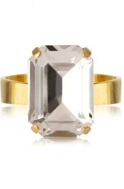 CAROLINE SVEDBOM - LYDIA RING GOLD CRYSTAL