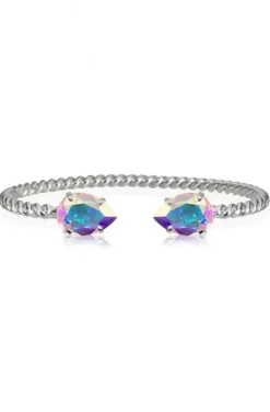 CAROLINE SVEDBOM - MINI DROP BRACELET RHODIUM AURORA