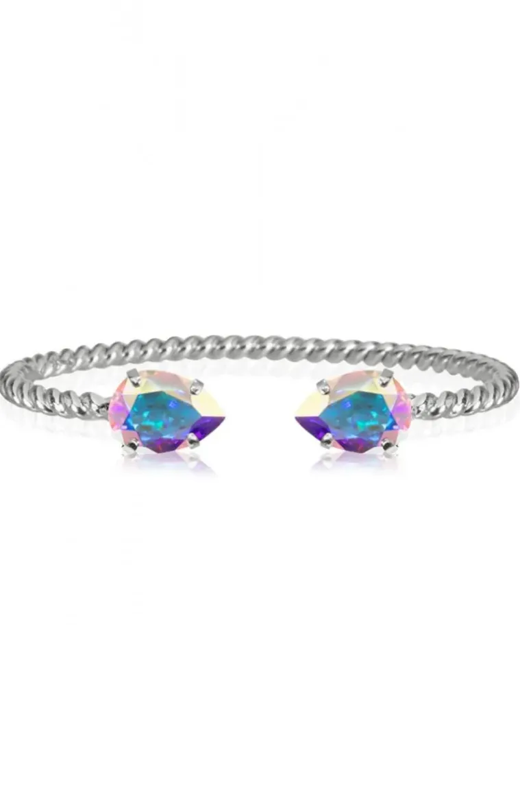 CAROLINE SVEDBOM - MINI DROP BRACELET RHODIUM AURORA