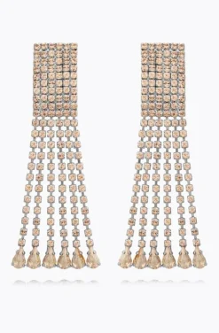 Caroline Svedbom - Scarlett Earring - Rhodium Golden Shadow