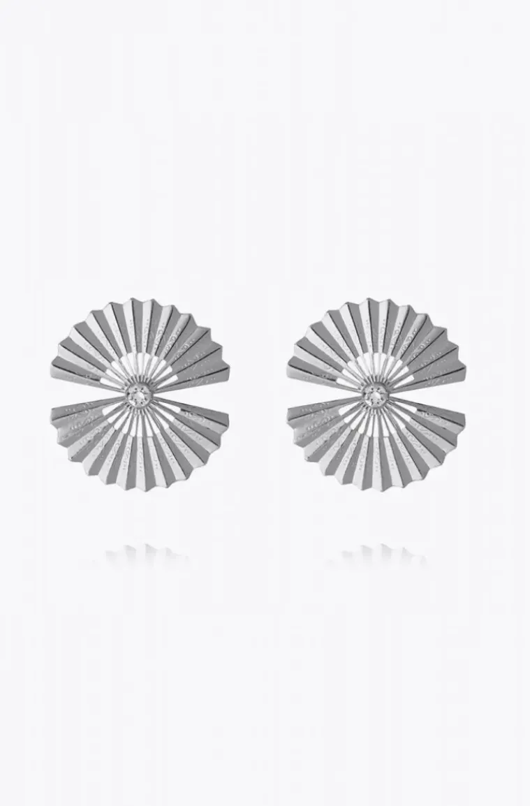 Caroline Svedbom - Sunfeather earring - rhodium