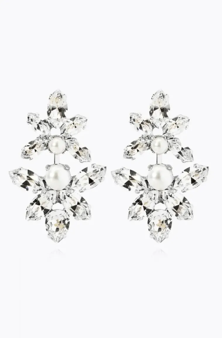 Caroline Svedbom Bridal - Love Me Forever Earring- Rhodium Pearl