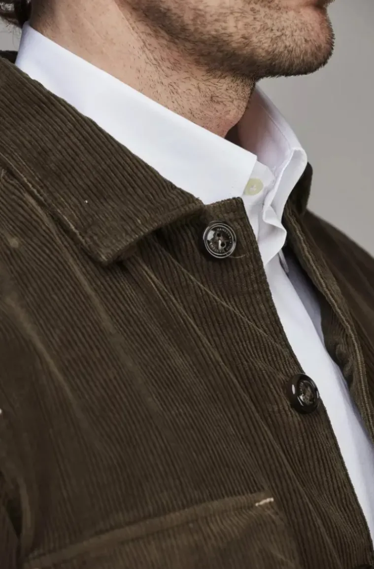 Hansen & Jacob - Corduroy Noxus Overshirt 66 Brown