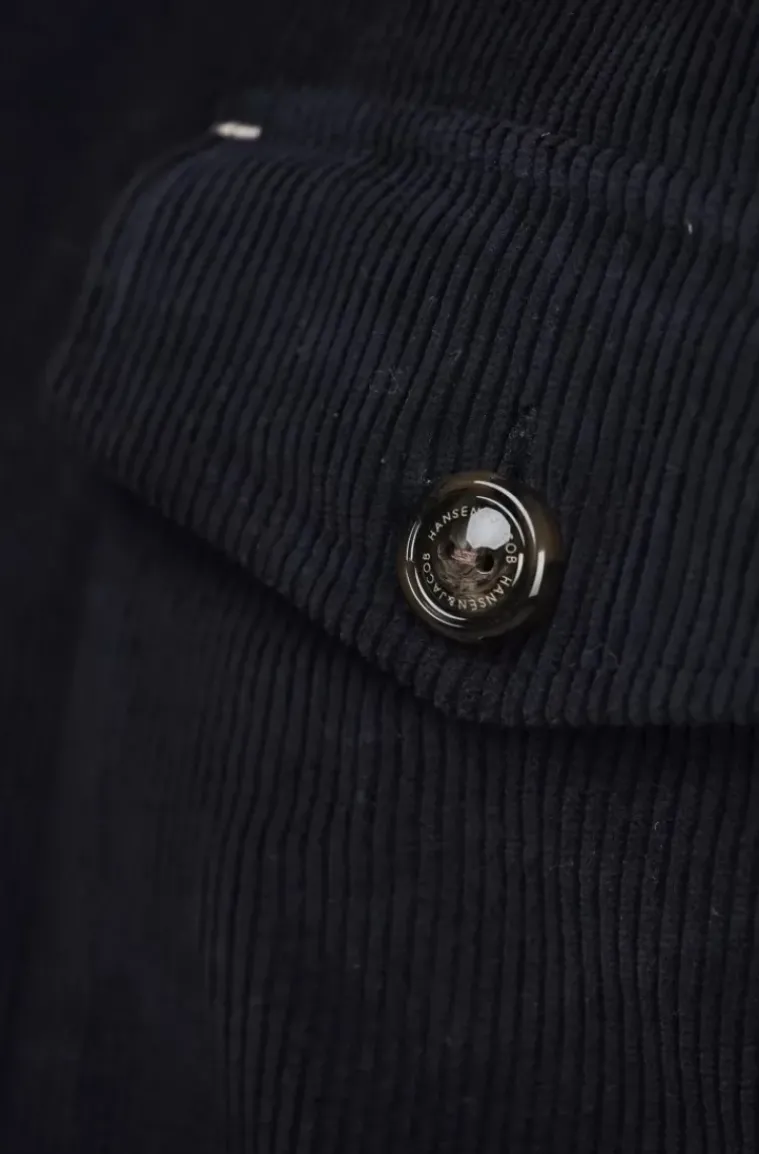 Hansen & Jacob - Corduroy Noxus Overshirt 48 Navy