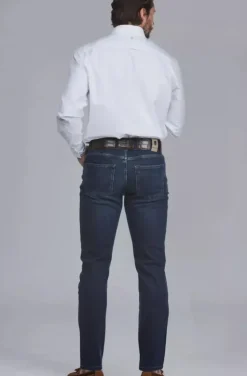 Hansen & Jacob - 5-PKT Cape Town Silk Touch Denim Blue 45
