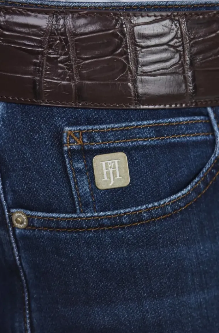 Hansen & Jacob - 5-PKT Cape Town Silk Touch Denim Blue 45
