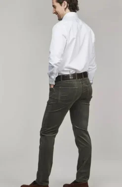 Hansen & Jacob - 5-PKT Ceredo Soft Cord Khaki Green
