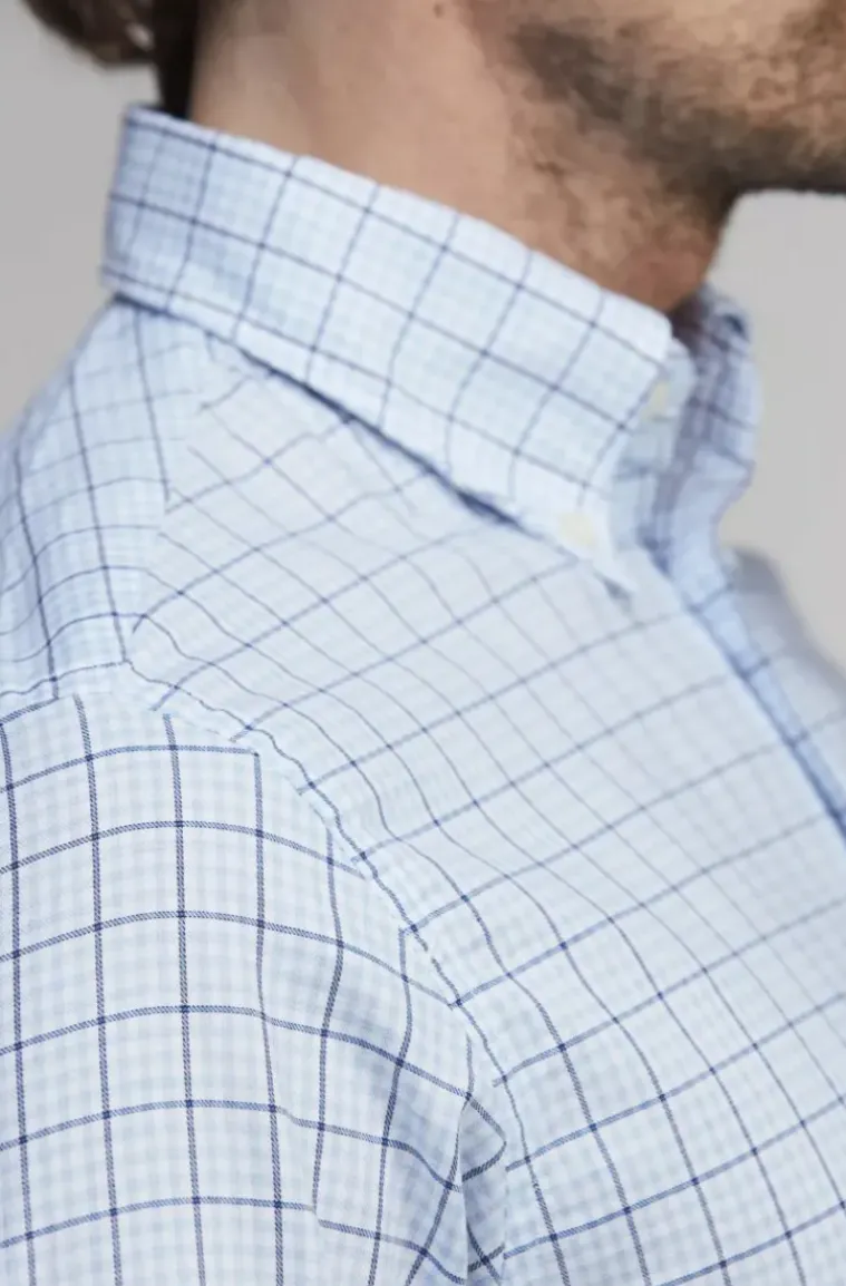 Hansen & Jacob - Positano Button Down Shirt Blue 44