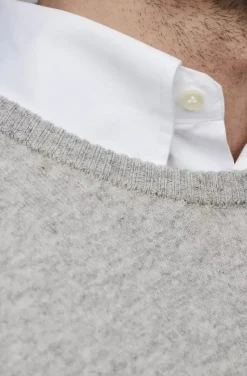 Hansen & Jacob - Pure Cashmere Crew Neck Knit - Light Grey 09