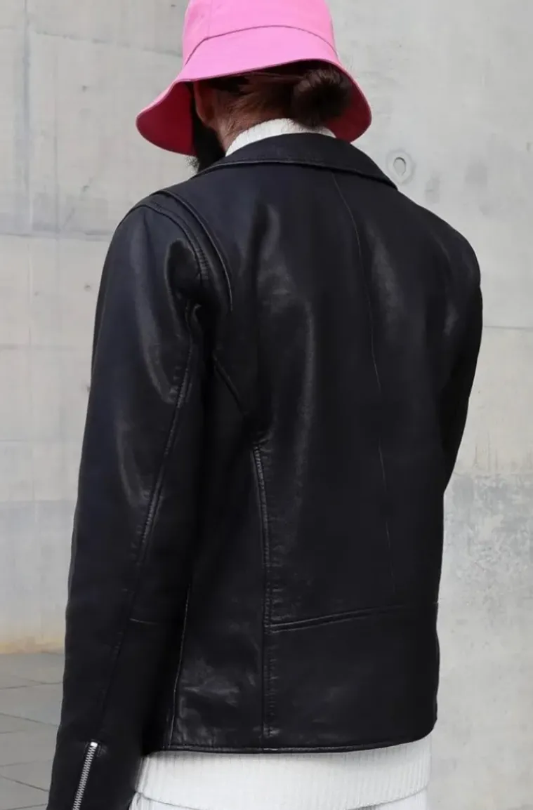 Human Scales - Adam Leather Jacket Black