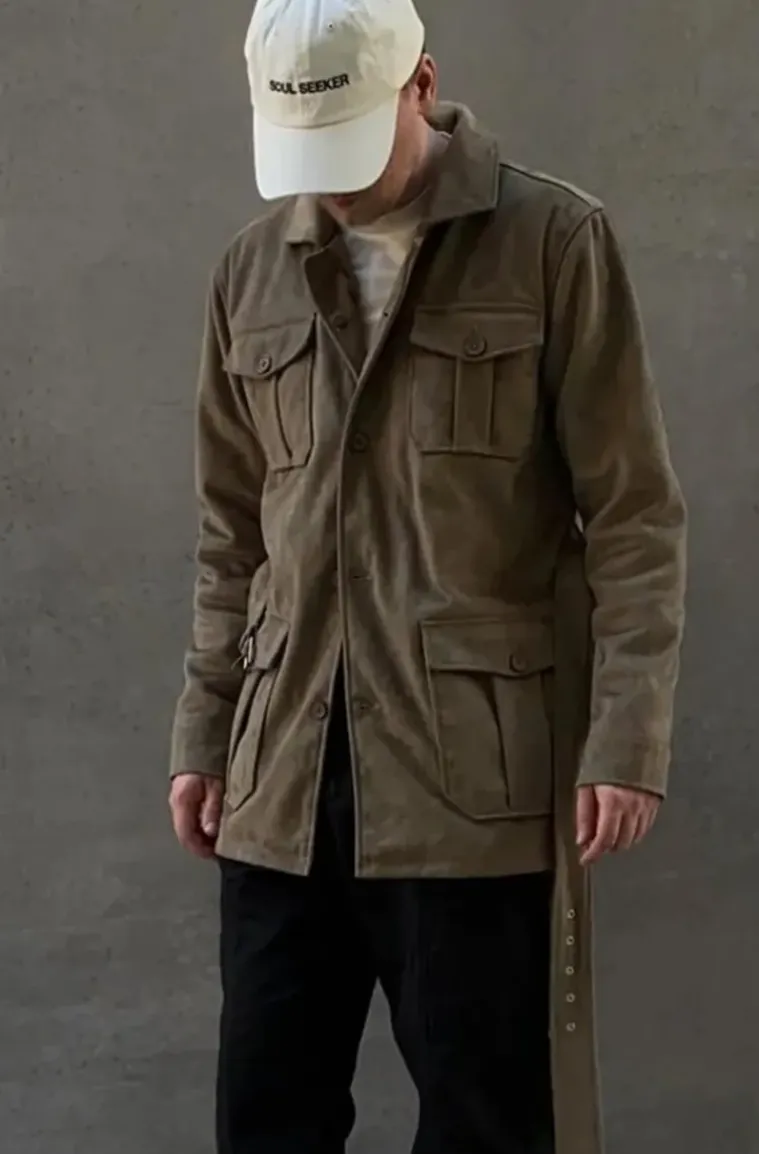 Human Scales - Elliot Vegan Suede - Lt Grey