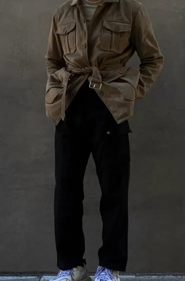 Human Scales - Elliot Vegan Suede - Lt Grey