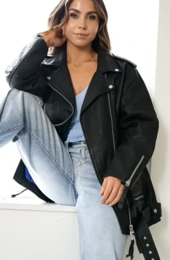 Human Scales - Emelie Leather Jacket Black