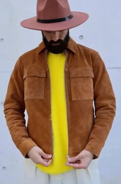 Human Scales - Rick Suede Jacket Copper
