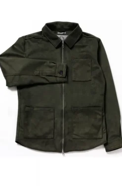 Human Scales - Rickard Vegan Suede Moss Green