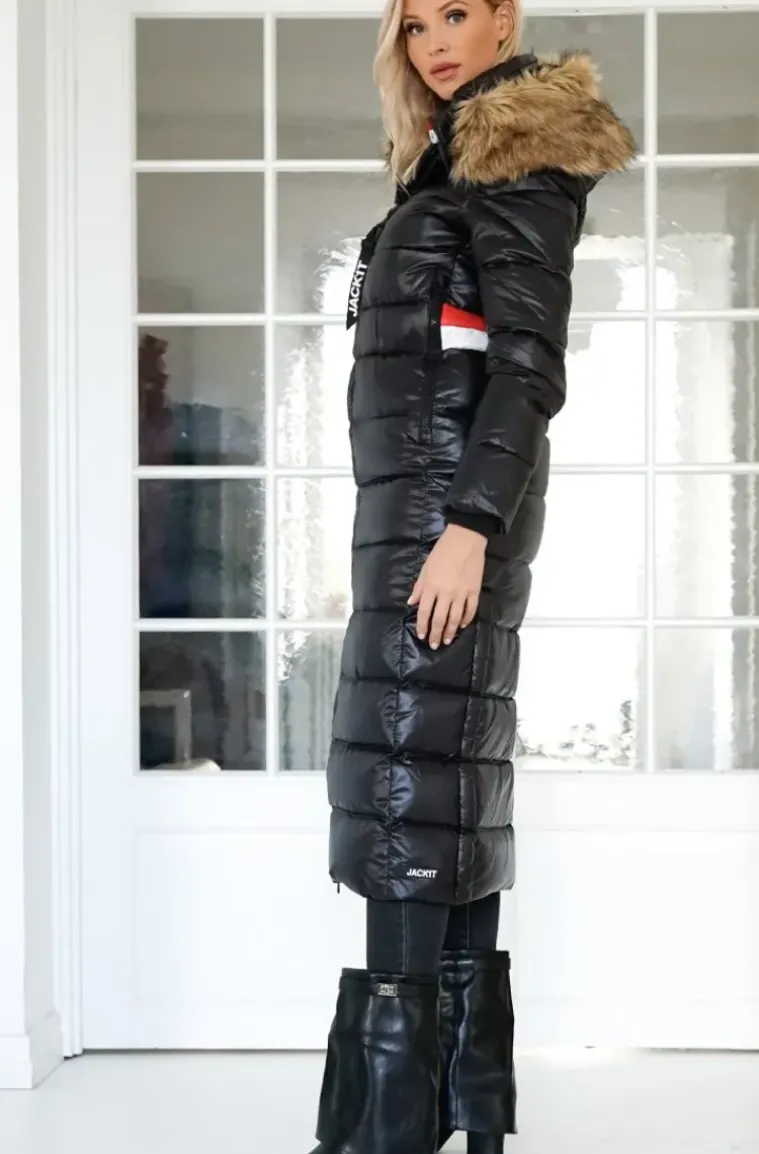 JACK1T - Neopium Ultra Long Coat - Black