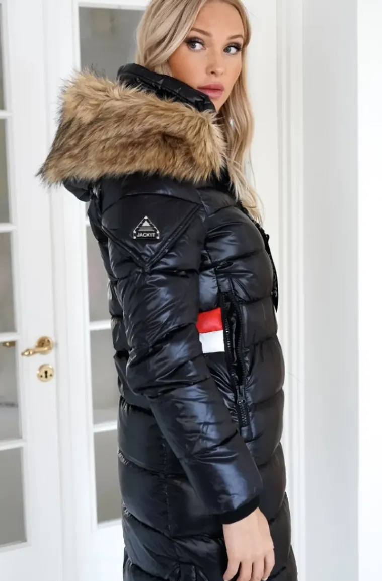 JACK1T - Neopium Ultra Long Coat - Black