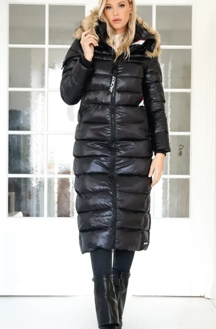 JACK1T - Neopium Ultra Long Coat - Black