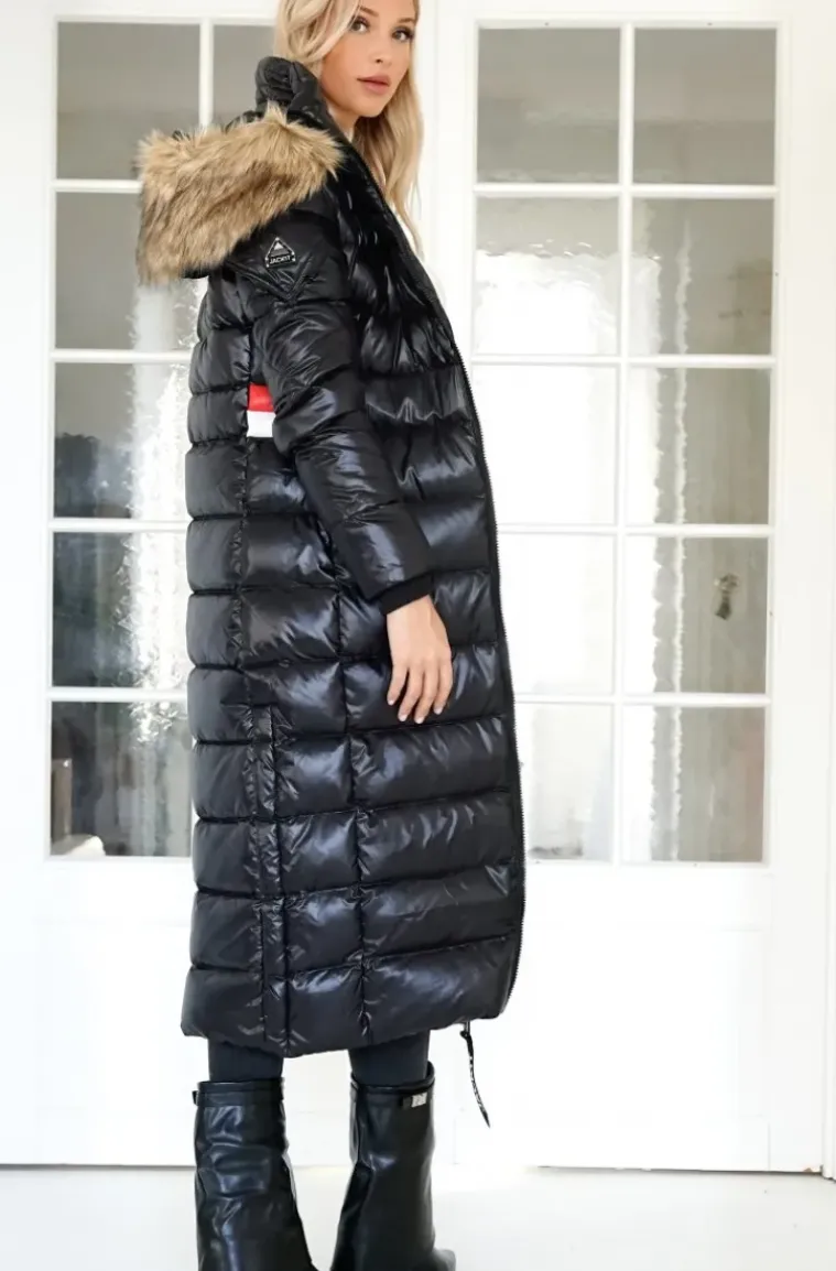 JACK1T - Neopium Ultra Long Coat - Black