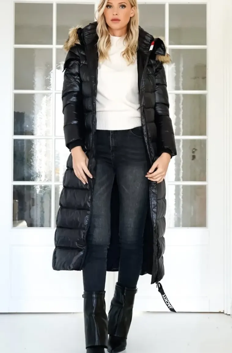 JACK1T - Neopium Ultra Long Coat - Black