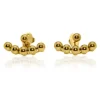 Jane and Sophie - Ball Jacket Earring - Gold