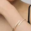 Jane and Sophie - Crystal Cuff - Gold