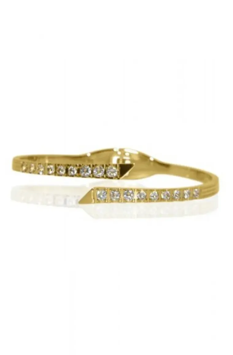 Jane and Sophie - Crystal Cuff - Gold