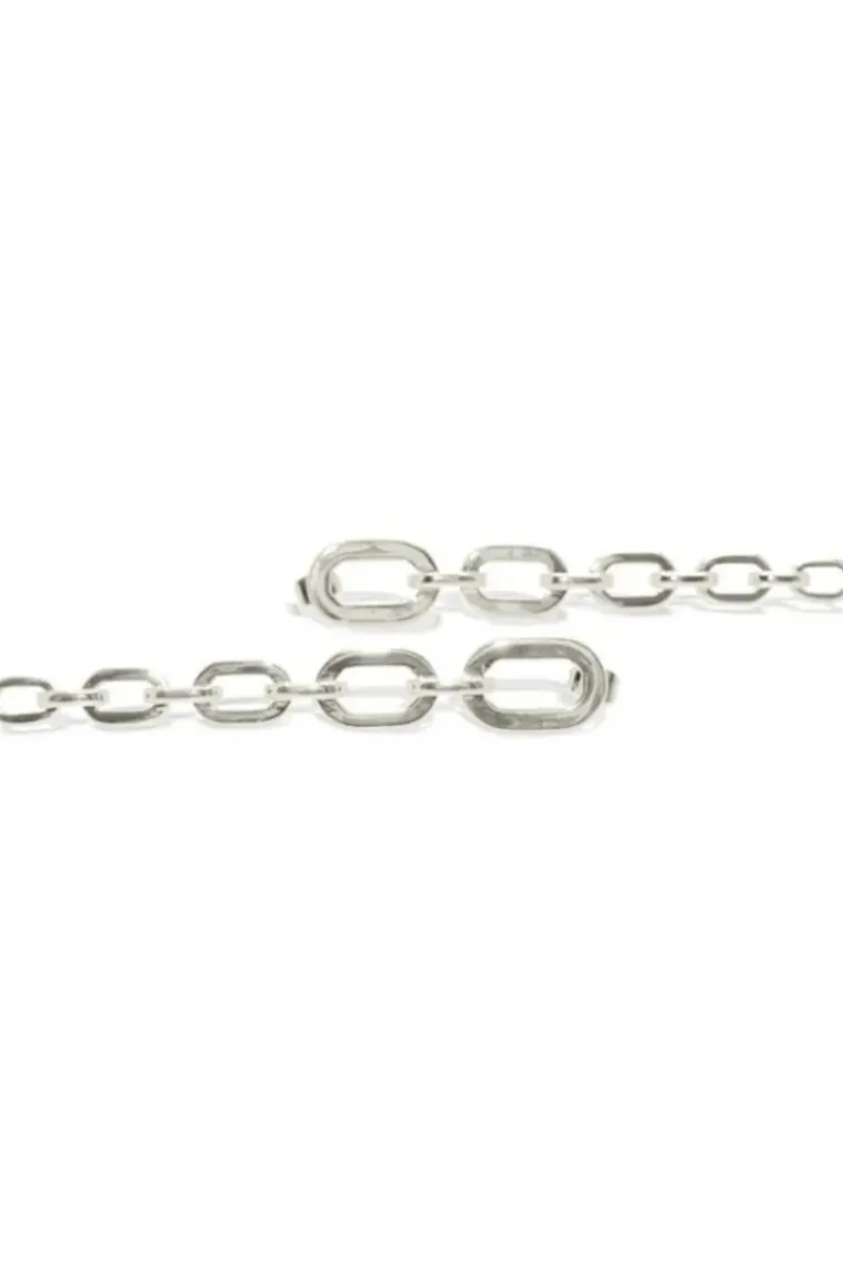 Jane and Sophie -Chain Earrings - Silver