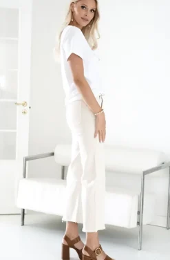 Milk Atelier - Bardot Cropped - Ecru