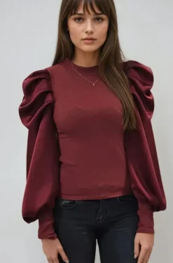 Mixed Brands - Ayo Top 5896 - Burgundy